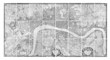 A plan of the cities of London and Westminster, and borough of Southwark, 1746